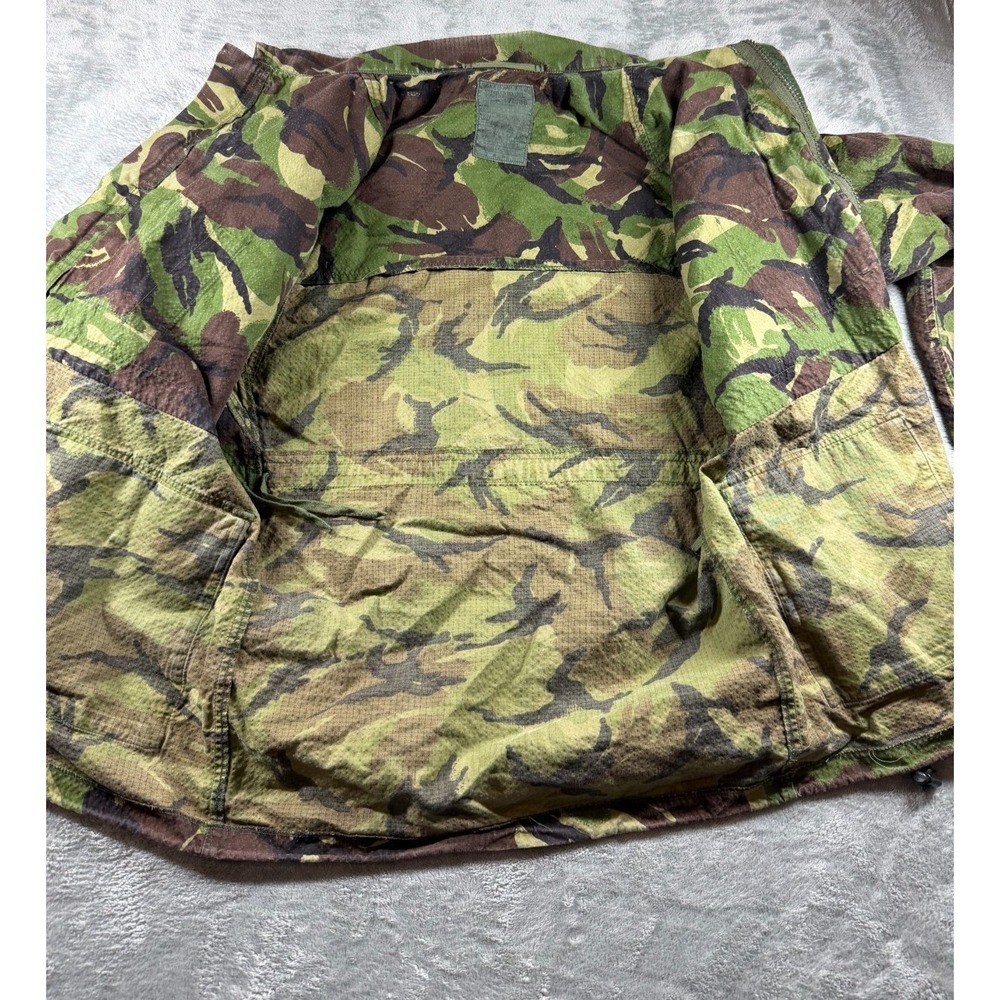 British Camouflage DPM Shirt Jacket Coat Military Army 180/112 Smock Combat 90s - Picture 10 of 11